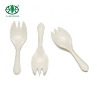 Eco-friendly Disposable plastic 3.38 inch customizable compostable plastic spoon Biodegradable PLA Spoon Ice cream scoop