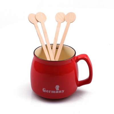 Customized Logo FSC Birch Wood Coffee Stirrer