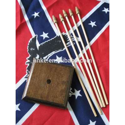 Wooden Flag Pole for Walmart USA